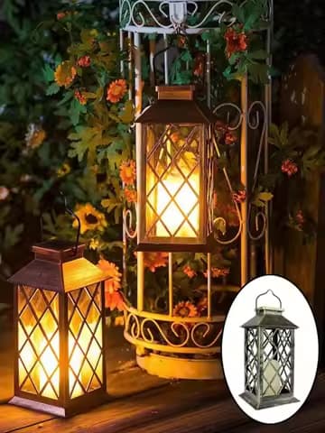 Bougie solaire sans flamme – effet scintillant