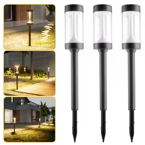 Lot de 2 lampes solaires de pelouse – 3000K