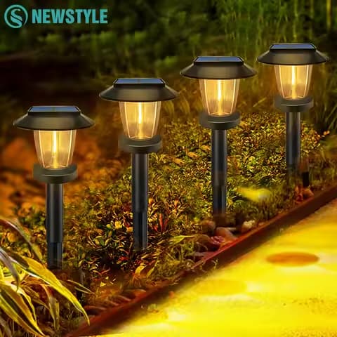 Lampe de chemin solaire IP65 – allumage automatique