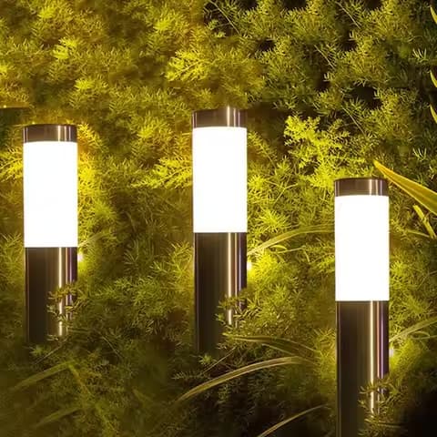 Lampe d'allée solaire à allumage automatique – imperméable